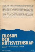 Filosofi och r&auml;ttsvetenskap.
