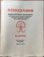 Sveriges kyrkor Konsthistoriskt inventarium Blekinge band V H&auml;fte 1 Ronneby