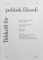 Tidskrift f&ouml;r politisk filosofi Nummer 1 2003