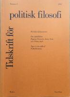 Tidskrift f&ouml;r politisk filosofi Nummer 2 2003