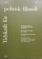 Tidskrift f&ouml;r politisk filosofi Nummer 3 1997