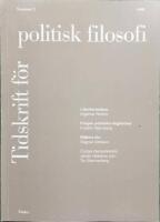 Tidskrift f&ouml;r politisk filosofi Nummer 2 1998