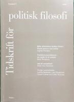 Tidskrift f&ouml;r politisk filosofi Nummer 3 1998
