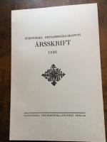 Sydsvenska ortnamnss&auml;llskapets &Aring;rsskrift 1926