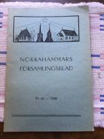 Norrahammars F&ouml;rsamlingsblad n:r 10 1956