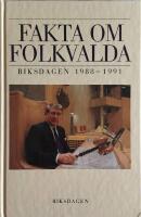 Fakta om folkvalda : riksdagen