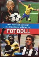 Den n&ouml;dv&auml;ndiga boken med v&auml;rdel&ouml;st vetande om fotboll