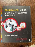 McQuail's mass communication theory