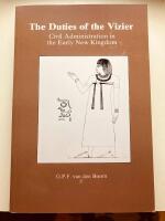 The duties of the Vizier - civil administration in the Early New Kingdom