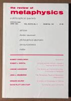The review of metaphysics - a philosophical quarterly - June 1984, vol. XXXVII, No 4, Issue no. 148