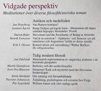 Vidgade perspektiv - Meditationer &ouml;ver diverse filosofihistoriska &auml;mnen