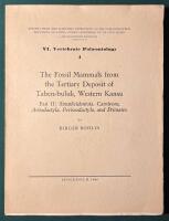 The fossil mammals from the tertiary deposit of Taben-buluk, Western Kansu - Part II: Simplicidentata, Carnivora, Atiodactyla, Perissodactyla, and Primates