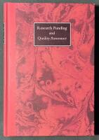 Research funding and quality assurance - A symposium in honorem Nil-Eric Svensson