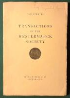 Transactions of the Westermarck society, volume II