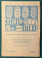Ord och bild - Illustrerad m&aring;nadsskrift 1907, sjunde h&auml;ftet