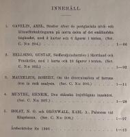 Sveriges geologiska unders&ouml;kning - &Aring;rsbok 1907, motsvarande n:o 204-208 af ser. C. (afhandlingar och uppsatser) [sammanbunden med] Sveriges geologiska unders&ouml;kning - &Aring;rsbok 1908, motsvarande n:o 209-217 af ser. C. (afhandlingar och uppsatser)
