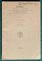 Birds observed and collected during the Whaling expeditions of the "William Barendsz" in the Antarctic, 1946-1947 and 1947-1948
