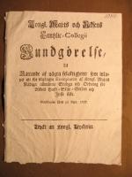 Kongl. Maj:ts N&aring;dige Allm&auml;nne, Stadga Och Ordning, F&ouml;r Hafs- Sk&auml;r- Str&ouml;m- och Insj&ouml; Fiske Gifwen Stockholm i R&aring;d-Cammaren then 14 November 1766. samt Kongl. Maj:ts och Riksens Cantzlie-Collegii Kundg&ouml;relse, Til R&auml;ttande af n&aring;gra felaktigheter som inlupit uti the utg&aring;ngne Exemplaren af Kongl. Maj:ts N&aring;diga allm&auml;nna Stadga och Ordning f&ouml;r Rikets Hafs- Sk&auml;r- Str&ouml;m och Insj&ouml; fiske. Stockholm then 30 Sept. 1767. samt Kongl. Maj:ts N&aring;dige F&ouml;rklaring, &Ouml;fwer Thes under then 14 November 1766, utf&auml;rdade Allm&auml;nna Stadga och Ordning f&ouml;r Rikets Hafs- Sk&auml;r- Str&ouml;m- och Insj&ouml; Fiske. Gifwen Stockholm i R&aring;d-Kammaren then 24 Januarii 1771