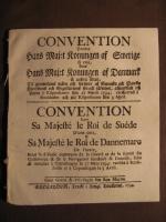 CONVENTION Emellan Hans Maj:t Konungen af Swerige &Aring; ena, Samt Hans Maj:t Konungen af Danmark &Aring; andra sidan, Til gemensamt w&auml;rn och f&ouml;rwar af Swenska och Danska Handelens och Segelfartens fri- och s&auml;kerhet, afhandlad och sluten i K&ouml;penhamn den 27 Martii 1794; ratificerad i Stockholm och uti K&ouml;penhamn den 3 April. CONVENTION Entre Sa Majest&eacute; le Roi de Su&egrave;de D'une part, Et Sa Majest&eacute; le Roi de Dannemarc De l'autre, Pour la d&eacute;fense commune de la libert&eacute; et de la suret&eacute; du Commerce & de la Navigation Suedoise & Danoise, faite & conclue &agrave; Copenhague le 27 Mars 1794; ratifi&eacute;e &agrave; Stockholm et &agrave; Copenhague le 3 Avril.