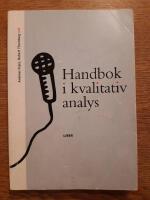 Handbok i kvalitativ analys