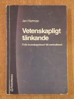 Vetenskapligt t&auml;nkande : fr&aring;n kunskapsteori till metodteori