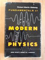 Fundamentals of modern physics