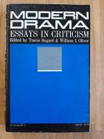 Modern drama : Essays in criticism