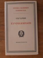 Eyvind Johnson : intr&auml;destal i Svenska akademien