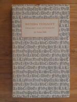 Nutida typsnitt : uppkomst och utveckling