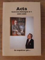 Acta Gestricio-Helsingiae nr 3 2000-2001