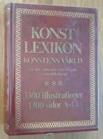 Konstlexikon Konstens v&auml;rld - om det vackraste som skapats av m&auml;nniskohand 3300 illustrationer