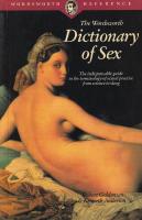 The Wordsworth Dictionary of Sex