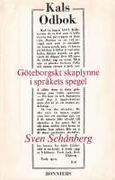 Kals Odbok G&ouml;teborgskt skaplynne i spr&aring;kets spegel