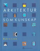Arkitektur som kunskap