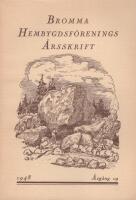 Bromma Hembygdsf&ouml;renings &Aring;rsskrift 1948