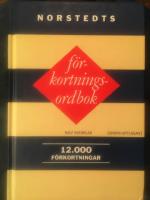 Norstedts f&ouml;rkortningsordbok : 12 000 f&ouml;rkortningar