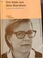 Om falsk och äkta liberalism