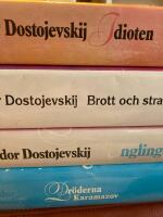 4 b&ouml;cker av Dostojevskij