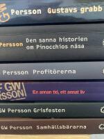 6 b&ouml;cker av Leif GW Persson, se titlar nedan