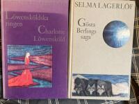 Fyra romaner av Selma Lagerl&ouml;f, se titlar nedan