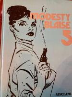 4 album: Modesty Blaise nr 1, 3, 5 ,7
