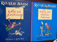 Tv&aring; b&ouml;cker av Roald Dahl: Kalle och chokladfabriken & Kalle och glashissen