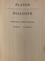 Dialoger: Sokrates f&ouml;rsvarstal, Faidon, Faidros