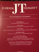 Juridisk tidskrift vid Stockholms universitet, &aring;rg&aring;ng 29, 2017-18, nr 2