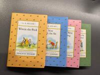 POOH&acute;S Library  1) Winnie the Pooh 2)The House at Pooh corner 3) When we were very young 4) Now we are six