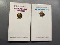 2 b&ouml;cker: 1) En vintersaga  2) K&ouml;pmannen i Venedig