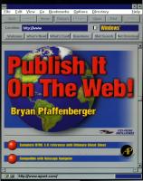 Publish It on the Web!: Windows Version