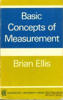Basic concepts of measurement