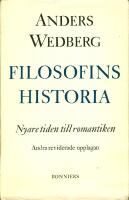 Filosofins historia: Nyare tiden till romantiken