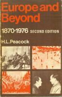 Europe and beyond, 1870-1976, second edition